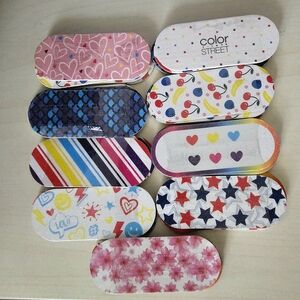 Color Street Nail Wraps - Hearts, Stripes, and Florals
